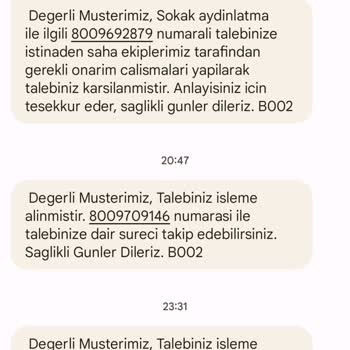 ADM Elektrik Dağıtım Sokaktaki Lambaların Arızası Hala Giderilmedi