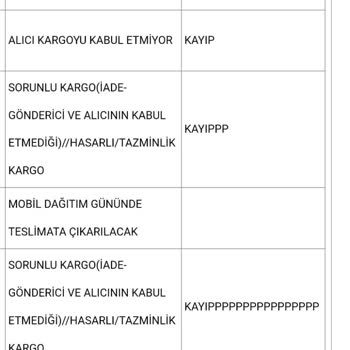 Aras Kargo, Teslim Edilmeyen Kayıp Kargo