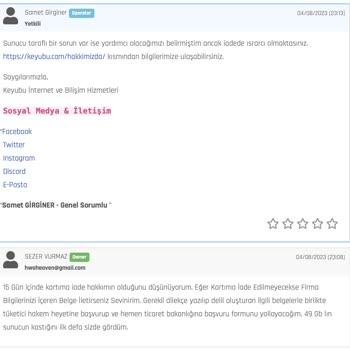 Keyubu Paramı İade Etmiyor