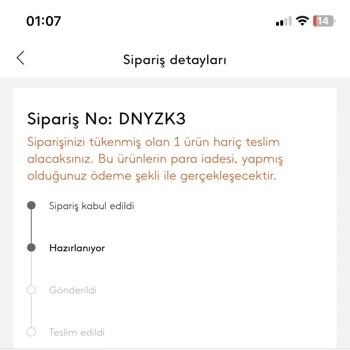 Mango Ürün Gönderme Gecikme