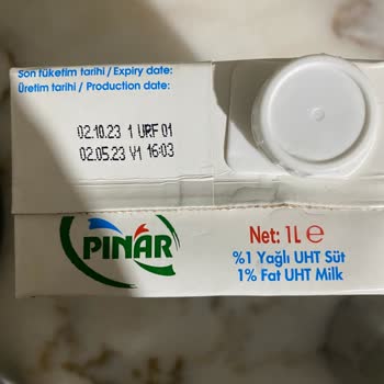 %1 Yağlı Pınar Sütte Tezek Kokusu