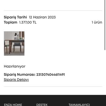 Enza Home Enza Ücret İadesi Yapmıyor!