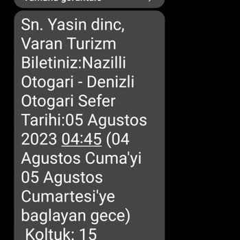 O Biletten Olmayan Sefere Verilen Bilet Ve Obilet'in Ulaşılmazlığı