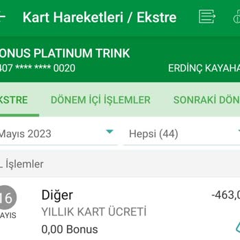 Garanti BBVA Kk Yıllık Aidat Geri Ödemesi