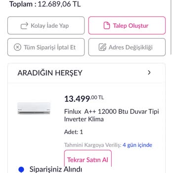 Pazarama İptal İşlemi Gerçekleştirmiyorlar
