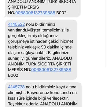 Anadolu Sigorta 5 Saat Çekici Bekledik Sonuç: Gelmedi!
