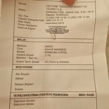 Awox Kahve Makinesi İle Yaptığımız Kahveler Su Gibi Oluyor