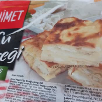 A101 Bozuk Ürün Satışı Nimet Su Böreği