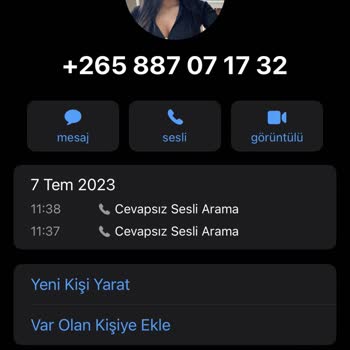 WhatsApp Bilinmeyen Arama