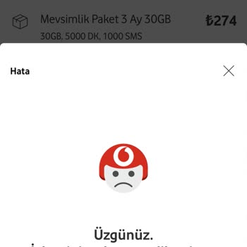 Vodafone Bir Değil Bin Pişmanlıktır