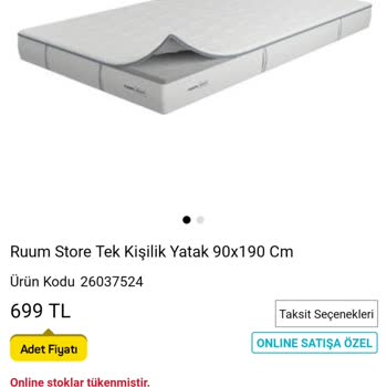 A101 Tek Kişilik Yatak