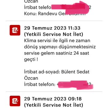 Arçelik Servis Ve Çağrı Merkezi Ciddiyetsizliği
