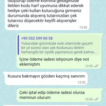 Caddstore İade Bedeli Ödenmedi