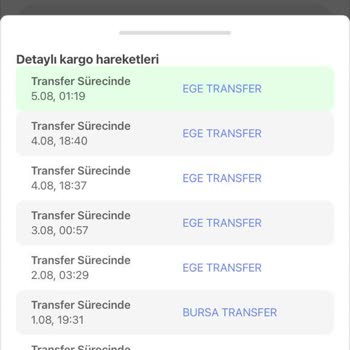Aras Kargo İadesi 4 Gündür Ege Transferde. Adrese Teslim Edilmiyor