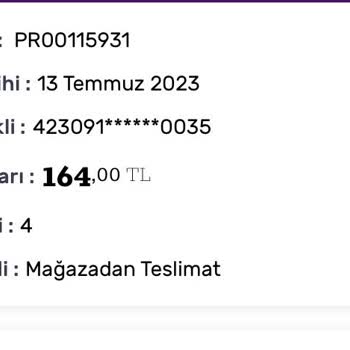 Gratis Mağazadan Teslimatın Gecikmesi
