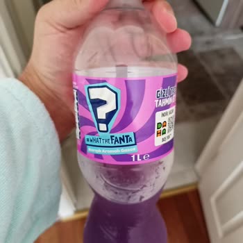 Fanta Yeni Model Eflatun Renkli Fantadan Lütfen Denemeyin