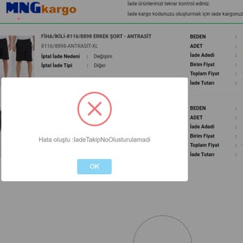 Fiha Mağazacılık İade Ve Ürün Değişimi İmkansız