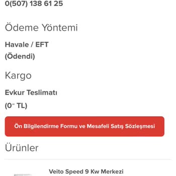 Evkur Bir Aydır Ürünü Teslim Etmedi