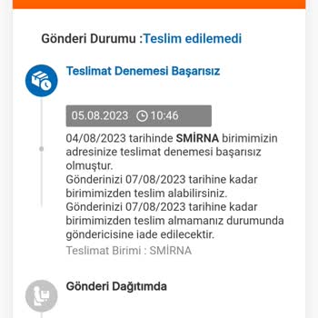 MNG Kargo İzmir Smirna Şubesi Teslimat Yapmıyor