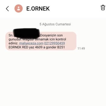 E-ticaret Marka Taklidiyle Dolandırıcılık E Örnek Adı Altında Yanıltma!