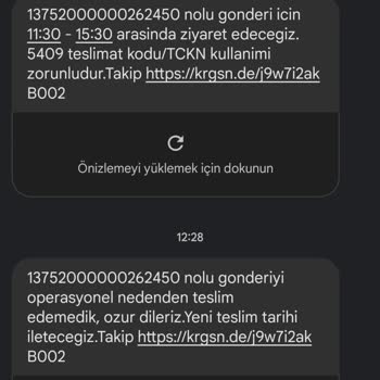 Kargom Sende Çanakkale Teslimat Yapmıyor