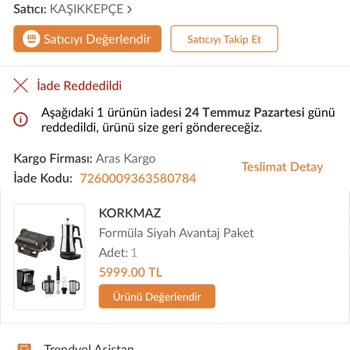 Trendyol Mağdur Etmeye Devam Ediyor.