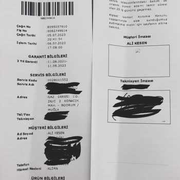 Vestel Klima Ana Kart Yanması