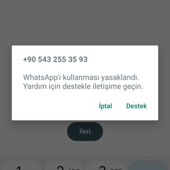 WhatsApp Erişim Engeli