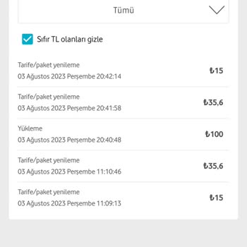 Vodafone İzinsiz Ek Paket Yapılıyor