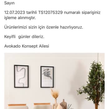 Avokado Konsept Sipariş Gecikmesi, Memnun Kalmadım Bu Durumdan!