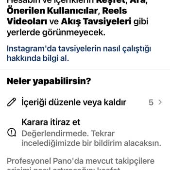 Keşfet Instagram İtirazım Sonucum Gelmedi!