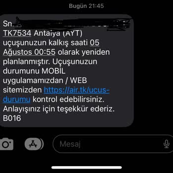 Anadolu Jet 5 Saat Rötarlı İstanbul-Antalya Uçuşu
