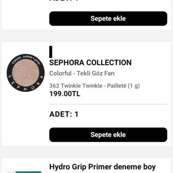Sephora Ürünüm Kırık Geldi