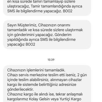 Dyson Kesik Çalışma Servisin Destek Olmaması