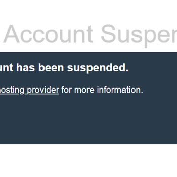 Natro Hosting Sorumsuzluğu Account Suspended