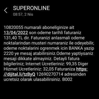Superonline Cayma Bedeli Ve Bağlantı Problemi