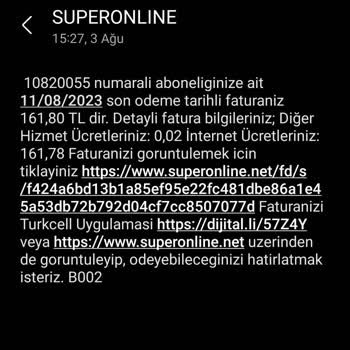 Superonline Cayma Bedeli Ve Bağlantı Problemi