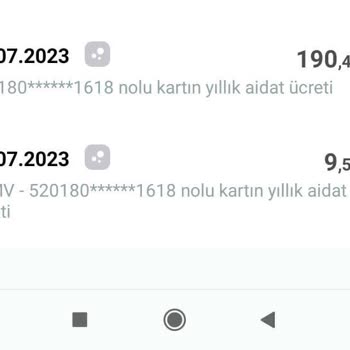Kuveyt Türk Kredi Kartından Haksız Yere Kesilen Yıllık Aidat!