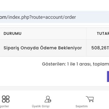 Geldimarket.com Sipariş Teslimi
