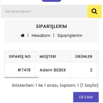Geldimarket.com Sipariş Teslimi