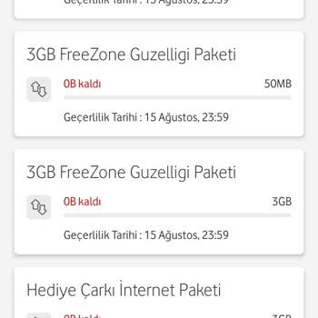 Vodafone Gereksiz Yere Aşım