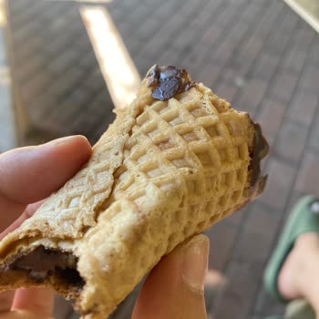 Algida Dondurma Külahı Lastik Gibiydi