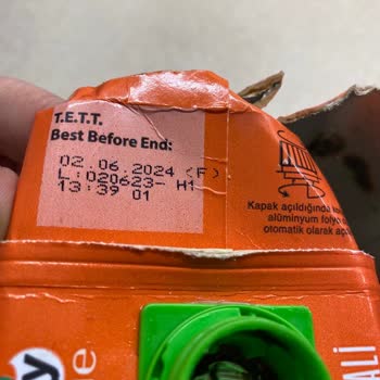 BİM Meyve Suyu Paketinin Sağlıksız Ürünü