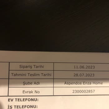 Yataş Antalya Enza Home Aspendos Şubesi: Teslimat Sürecindeki Sorumsuzluk