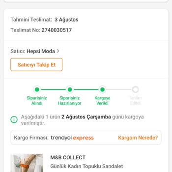 Trendyol Express Randevu Tarihine Uymuyor