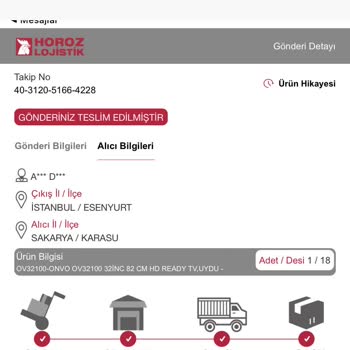 Horoz Lojistik Acil Hasarlı Kargo