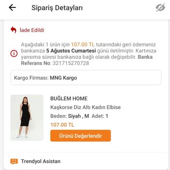 Trendyol Express Kargonun Elime Ulaşmaması