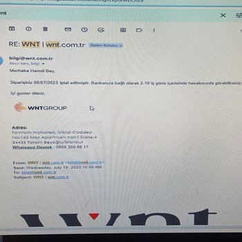 Yapı Kredi İptal Olan Siparişimi Kredi Kartıma Yansıtmıyor