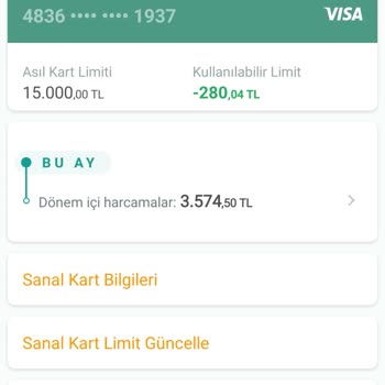 Kuveyt Türk Sanal Kart Problemi. Limit 0 Olmasına Rağmen Çekim Yapmış.