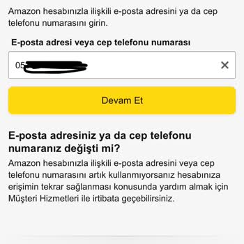 Amazon Hesabıma Giriş Yapamıyorum